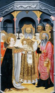 Presentación de Jesús en el Templo, retablo de Verdú