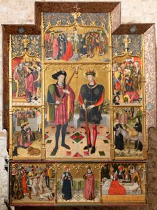 Retablo (Retaule dels sants Abdó i Senén) de Jaume Huguet