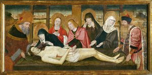 La Deploración de Cristo - Deploración ... de Jaume Huguet