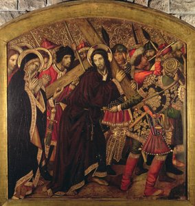 Camino al Calvario, Retablo de Blanquers de Jaume Huguet