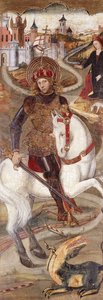 San Jorge y el dragón de Jaume Huguet