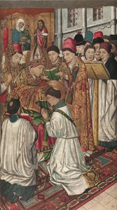 San Vicente ordenado por San Valerio de Jaume Huguet