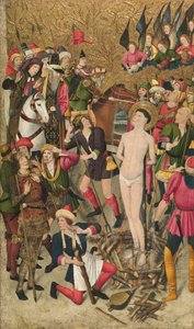 San Vicente en la hoguera de Jaume Huguet