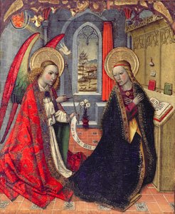 La Anunciación, siglo XV de Jaume Huguet