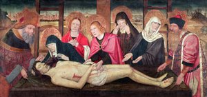 El entierro de Cristo de Jaume Huguet