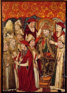 La elección de San Fabián al papado (236 a 250) de Jaume Huguet