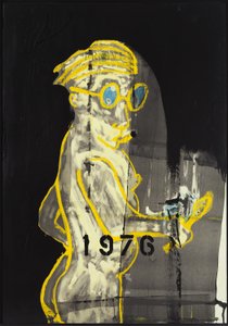 1976, 2012 (técnica mixta sobre papel de acuarela montado en panel con receta en el reverso)
