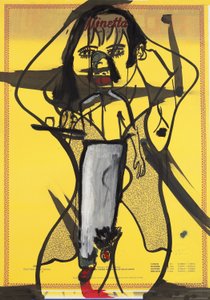 Aeropuertos, 2016 (técnica mixta sobre papel de acuarela montado en panel con receta en el reverso) de Jay Batlle