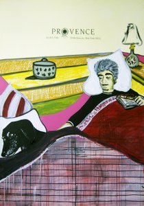 Arroz sucio, 2010 (técnica mixta sobre papel de acuarela montado en panel con receta en el reverso) de Jay Batlle