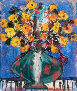 Fleur De Sel nº 19 Hiding In Plain Sight, 2021 (óleo sobre lienzo) de Jay Batlle