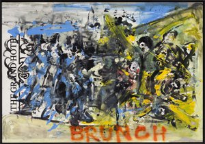 The Execution Of History, 2010 (técnica mixta sobre papel de acuarela montado en panel con receta en el reverso) de Jay Batlle