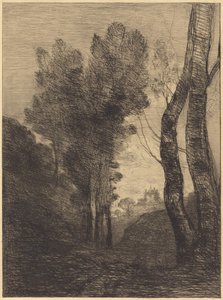 Alrededores de Roma (Environs of Rome) de Jean-Baptiste-Camille Corot