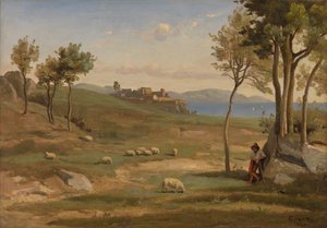 Paisaje italiano de Jean-Baptiste-Camille Corot