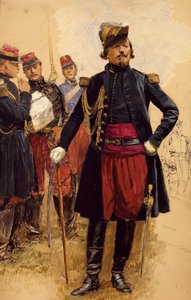 Comandante de las tropas francesas en Crimea de Jean Baptiste Edouard Detaille
