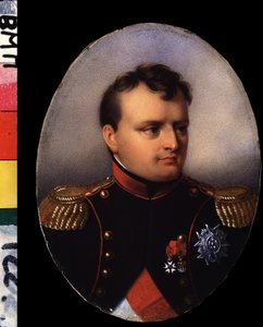 ""Retrato del emperador Napoleón I Bonaparte (1769-1821)"" Pintura de acuarela y gouache de Jean Baptiste Isabey (1767-1855) Principios del siglo XIX Instituto de Literatura Rusa IRLI (Casa Pushkin), San Petersburgo