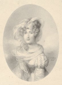 Retrato de la señora Ditte-Harmite de Jean-Baptiste Isabey