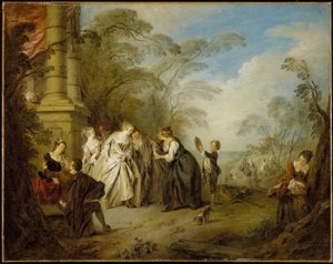 La adivina de Jean-Baptiste Joseph Pater