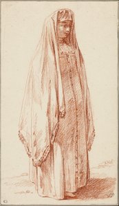 Una mujer con vestido ruso