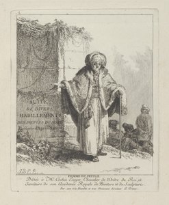 Mujer del pueblo, lámina uno de 