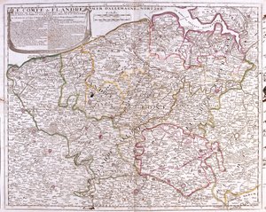 Francia (Región: Nord-Pas-de-Calais), gran parte de Bélgica (excepto el sudeste), Países Bajos (Zelanda, Brabante Septentrional)