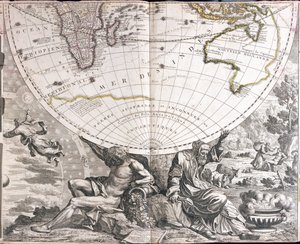 Mapa del hemisferio sur