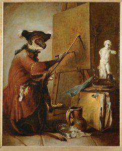 Le singe peintre - el mono como pintor ...