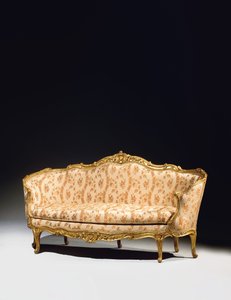 Sofá Luis XV de Jean Baptiste Tilliard