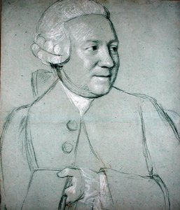Retrato de un hombre sosteniendo un libro de Jean Étienne Liotard