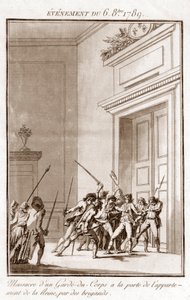 Revolución Francesa - Evento del 6 de octubre de Jean Francois Janinet
