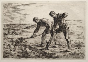 Los Cavadores de Jean-Francois Millet