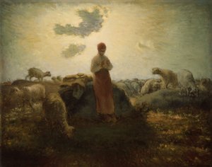 El guardián del rebaño de Jean-Francois Millet