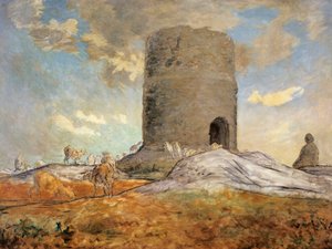 La torre de Chailly en Barbizon, de Jean-Jean-Francois Millet (1814-1875). de Jean Francois Millet