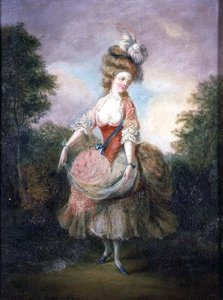 Bailarina con Sombrero de Plumas