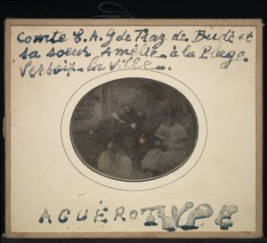 Retrato de dos niños, Conde Ernest Andre Gabriel de Traz de Budé y su hermana Amélie de Jean Gabriel Eynard