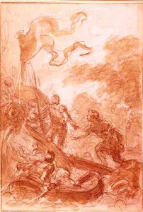Orlando deja la isla de Jean Honore Fragonard