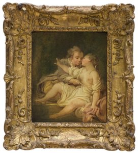 Sorpresa en el baño de Jean-Honore Fragonard