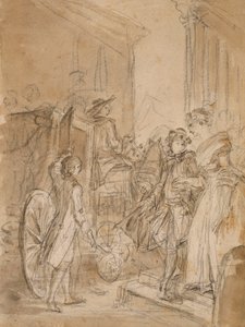 La partida en coche de Jean-Honore Fragonard