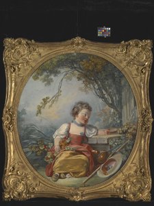 El pequeño peregrino (óleo sobre lienzo)