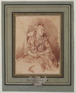 Niña joven sentada de Jean Honore Fragonard
