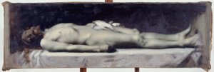 Cristo en el sepulcro, hacia 1899 (óleo sobre lienzo)