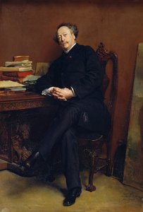 Alejandro Dumas Hijo (1824-95) 1877 de Jean Louis Ernest Meissonier
