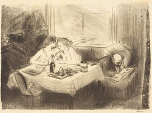 La sala privada (tercera plancha)