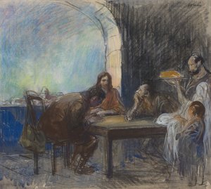 La cena en Emaús de Jean-Louis Forain
