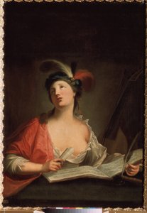 Alegoría de la Música (Alegoría de la Música). Pintura de Jean Marc Nattier (Jean-Marc Nattier de Jean Marc Nattier