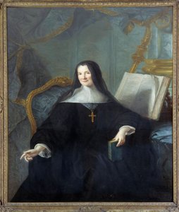 Retrato de Anne Geyssans de Clermont-Chatte, abadesa de Chelles (fallecida en 1789)