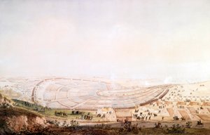 Vista del ejército en el campamento de Boulogne-sur-Mer de Jean Rodolphe Gautier