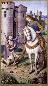 San Martín después de Jean Bourdichon de Jean (after) Bourdichon