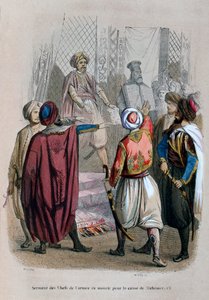 Juramento de los Comandantes del Ejército para Morir por la Causa de Mehmet Ali, Egipto, 1805-1847
