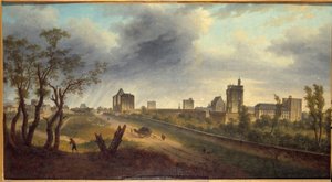 Vista del castillo de Vincennes de Jean Adrien Guignet