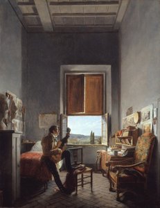 Léon Palliére 1787-1820 en su Habitación en la Villa Medici, Roma
